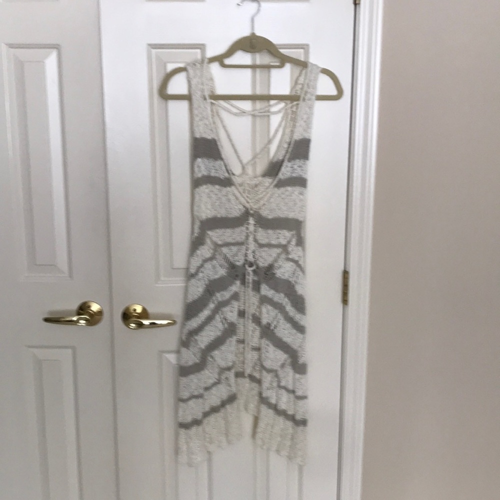 Free People Crochet Vest